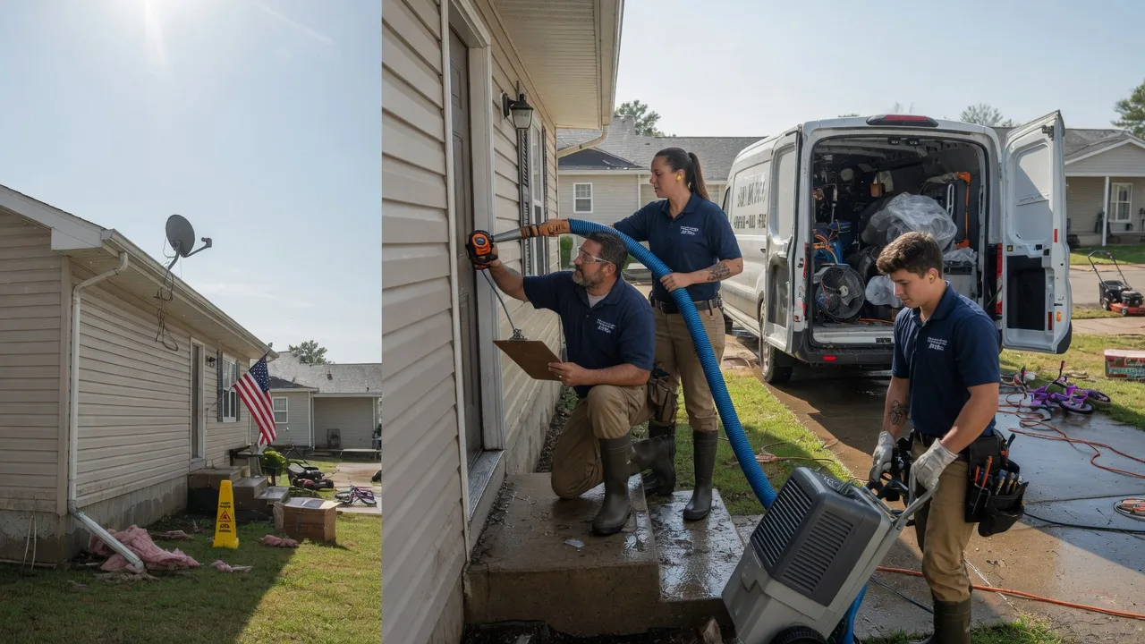 Ceiling Water Damage Restoration in Hot Springs Village, AR near me